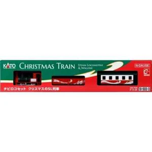 Kato N Gauge 10-503-3 Chibi Loco Set Navidad Vapor Locomotora Tren - Imagen 1 de 6