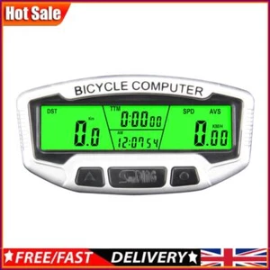 SUNDING Bici Retroilluminazione Computer Ciclismo Bicicletta LCD Equitazione Contachilometri Tachimetro - Foto 1 di 10