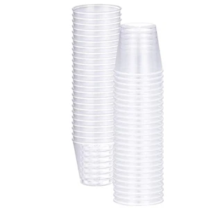 600 Pack 3 Oz Clear Plastic Cup Small Disposable Medical Bathroom Mouthwash Cups - Picture 1 of 7