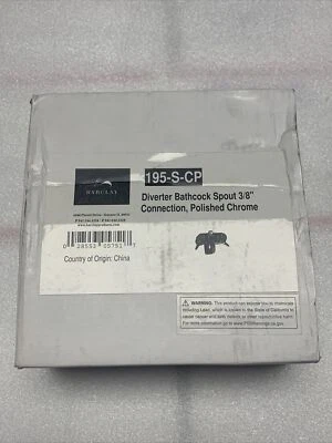 Barclay Diverter Bathcock Spout 3/8" Connection In Polished Chrome - Image 1 of 4