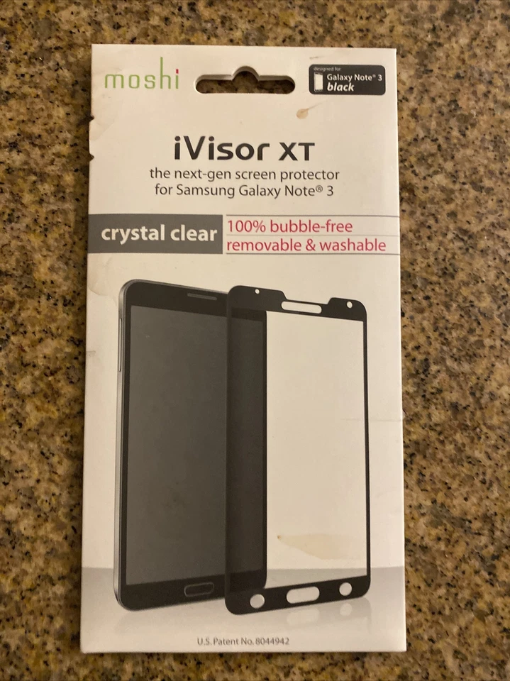Moshi iVisor XT Protector de Pantalla Premium PARA Samsung Galaxy Note 3 - Negro Nuevo Foto 1 de 2