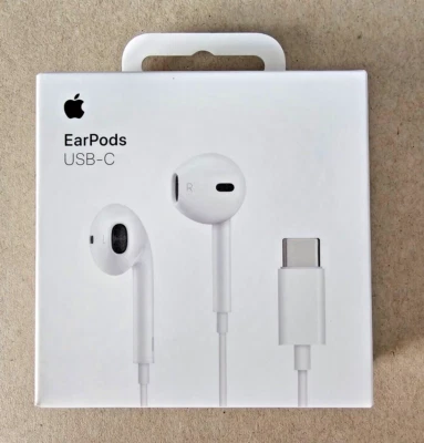 APPLE EarPods w/ USB-C Wired Headset MTJY3AM/A A3046 - OEM - NEW FAST SHIP - Image 1 of 4