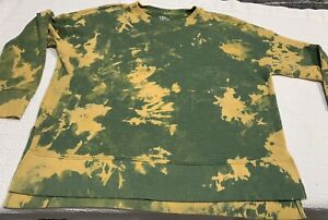 NFL Green Bay Packers Colors Art Block Woman’s Sweatshirt Size XL 16-18 New! Gif