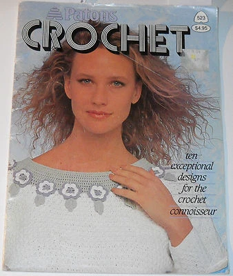 Patons Crochet Pattern Booklet #523 Ten Exceptional Designs  - Image 1 of 4