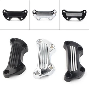 1" Handlebar Riser Top Clamp Cover Aluminum Fit Harley Sportster Softail Dyna - Picture 1 of 12