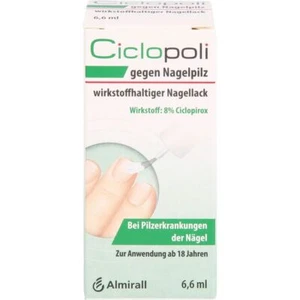 CICLOPOLI gegen Nagelpilz wirkstoffhalt.Nagellack 6.6 ml PZN08907142 - Bild 1 von 5