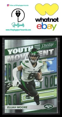 2022 Panini Prestige #YM-14 Elijah Moore Youth Movement New York Jets🔥 - Image 1 of 2