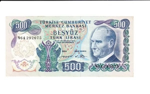 Billete de 500 liras turcas Ataturk 1970 sin circular - oferta B - Imagen 1 de 2