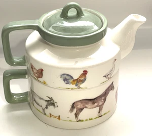 Leonardo Farmyard Tea for One Set – Jennifer Rose Design – New No Box - Picture 1 of 15