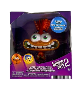 Disney Pixar ANXIETY Inside Out 2 Sammlerstück Wackelkopf Figur 4,5" Brandneu - Bild 1 von 5