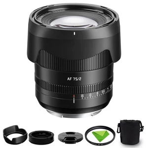 TTArtisan 75mm F2 Autofokus STM Festbrennweite Objektive für Fujifilm X-Mount - Picture 1 of 12