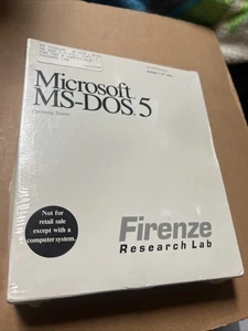Microsoft MS-DOS 5 Spring 5.0 - Brand New Sealed - Picture 1 of 2