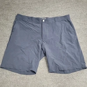 Peter Millar Shackleford Hybrid Performance Golf Shorts Mens 44 Blue Light 10" - Picture 1 of 11