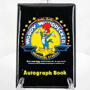 Vtg 1991 Walter Lantz Woody Woodpecker Universal Studios Autograph Book Unused - Picture 1 of 6