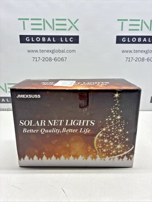 Solar Net String Lights Outdoor Waterproof 9.8ft x 6.6ft 320LEDs Xmas Decor - Image 1 of 4