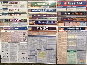Lot of `14 Quick Study Academic Reference Guides Medical Biology Chemistry - Bild 1 von 3