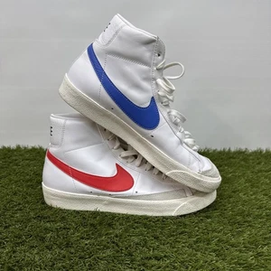NIKE BLAZER MID '77 VINTAGE MISMATCHED SWOOSH WHITE-RED-BLUE GR. 9,5 einmal getragen - Bild 1 von 9