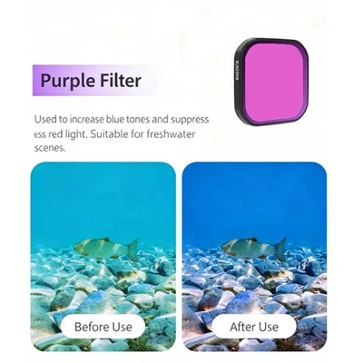 Diving Filter for Insta360 AcePro2 Waterproof Fogproof with Easy Setup Design - Image 1 of 4