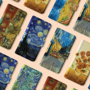 Personalised Wallet Phone Case for iPhone 16 16e 15 14 13 12 11 Pro Max Van Gogh - Picture 1 of 25