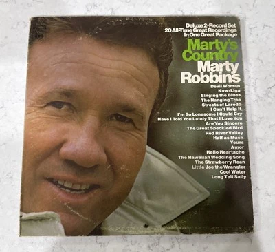 Marty Robbins Marty’s Countey Vinyl Record Ultra Rare Double LP - Image 1 of 4