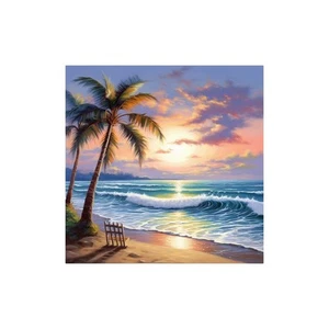Beach 5D Diamond Painting Art Kits for Adults Full Round Drill Wall Art Decor - Picture 1 of 9
