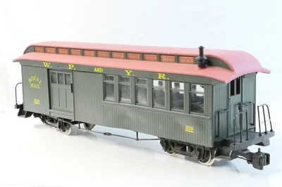 Bachmann G Scale White Pass & Yukon Route Railway 209 W.P. Royal Mail (No Box) - Image 1 of 4
