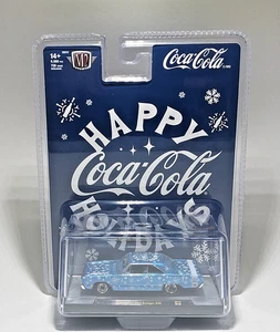 NUEVO M2 MÁQUINAS 2025 COCA-COLA NAVIDAD 1969 DODGE DART SWINGER 340 COCHE FUNDIDO A PRESIÓN - Imagen 1 de 6