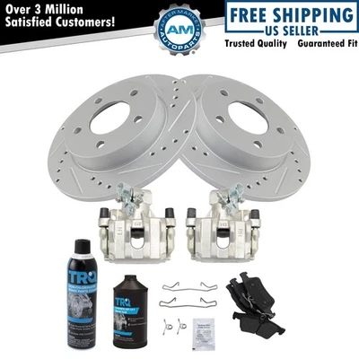 Rear Brake Pad & Rotor Kit Fits 2009-2013 Mazda 3 - Image 1 of 4