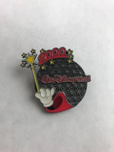 Walt Disney World 2000 Mickey Wand Collectible Souvenir Pin 1 1/2" x 1 3/8" - Picture 1 of 2