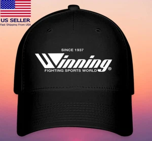 Winning Boxing Equipment Black Hat Baseball Cap Size S/M & L/XL - Picture 1 of 2