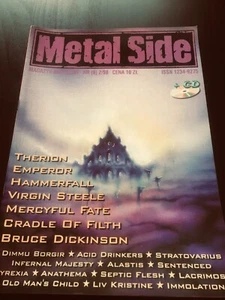 Metal Side #6 Magazine 1998 Therion Hammerfall Virgin Steele Mercyful Fate - Bild 1 von 9