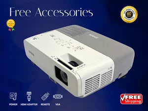 2600 Lumens 3LCD Projector for Ultimate Home Cinema HD 1080i Closed Captioning - Imagen 1 de 12