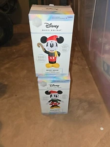 22" Disney Magic Christmas Holiday Mickey And Minnie Mouse Airblown Inflatable - Picture 1 of 8