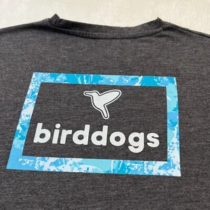 Camisa para Hombres Bird Dogs XL Gris Gráfico Logo Manga Corta Informal Elastizada - Imagen 1 de 6