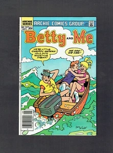 Betty and Me #147 Archie Series 1985 FN/VF Archie and Betty Holding on Tight - Picture 1 of 2