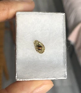 🥑 600£ BVLA Avocado 14k Gold Tsavorit Tigerauge Innengewinde Ende 14g - Bild 1 von 5