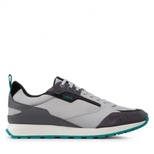 HUGO Herren Sneaker Grau Freizeit Sneaker mit Logo - Icelin Runn - Bild 1 von 8