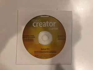 Sealed Roxio Creator Starter Backup Disc - Free Ship - Photo 1/2