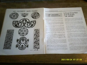 BRETAGNE 2 SKOL VREIZ 1969 COSTUMES ILE DE SEIN CROZON DOUARNENEZ CRESTON - Imagen 1 de 5