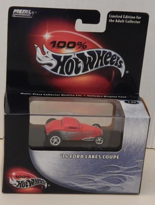 Ford Lakes '34 cupé Hot Rod Dry Lake Racer Hot Wheels caja negra retirado 2003 Foto 1 de 4