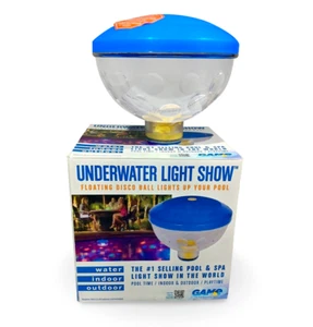 GAME 3550 Pool Underwater Light Show Projects 7 Changing LED Colors Floating - Picture 1 of 8