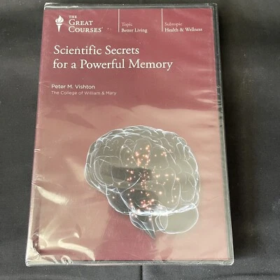 Great Courses: Scientific Secrets for a Powerful Memory (DVD, 2012) New - Image 1 of 4