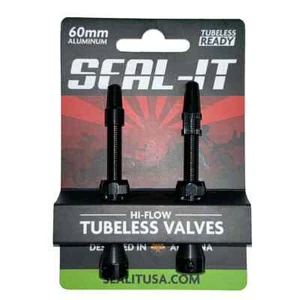 Válvulas tubeless multicolores Seal-It Hi Flow por par de soportes de flujo de aire para bicicleta Muc - Imagen 1 de 25