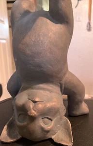 Wooden Carved Cat Figurine / Statue/ Home Décor - Picture 1 of 5