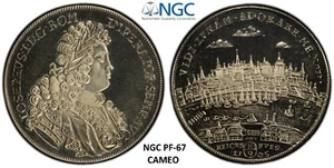 Koln 1705 1975 NGC PF 67 Proof City View 1 Thaler Germany Restrike Silver Coin - Picture 1 of 9