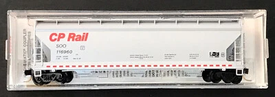 Micro-Trains N scale CP Rail/Soo 3-Bay Hopper, #94090, Rd #116960. NIB - Image 1 of 2