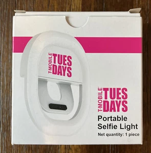 NIB Portable Clip-On Phone Selfie Ring Light T-MOBILE TUESDAYS Cord Included NEW - Picture 1 of 2