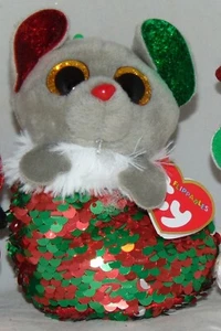 NEU! TY FLIPPABLES Holiday CHIPPER die Maus Schlüsselclip Größe   - Bild 1 von 1