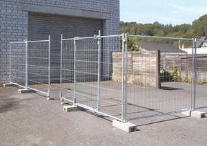 Schiebetor-Nachrüstsatz für Bauzaun/ Mobilzaun - Bild 1 von 16