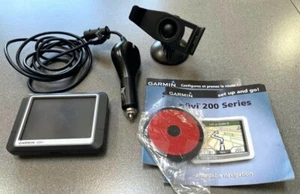Garmin 4.3" NUVI 200 GPS Navagation TESTED Bundle with Car Mount, Charger, Etc. - Picture 1 of 10